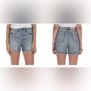 FIDELITY DENIM Women's Harley Denim Jean Shorts 27 High Relaxed NEW.       51